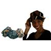 Mudcloth Brim Hats