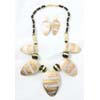 Tear Drop Plated Jewelry Set